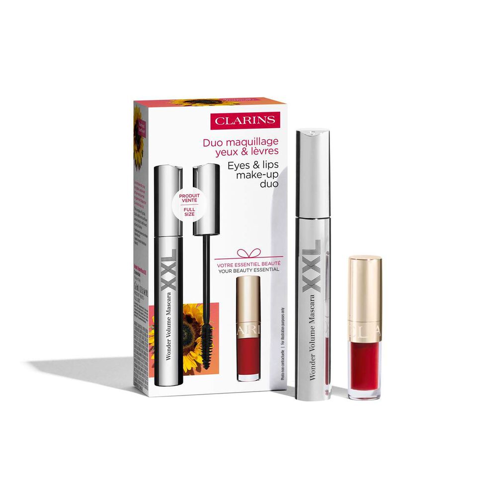 Zestaw z tuszem do rzęs Wonder Volume Mascara XXL i olejkiem do ust Lip Comfort Oil
