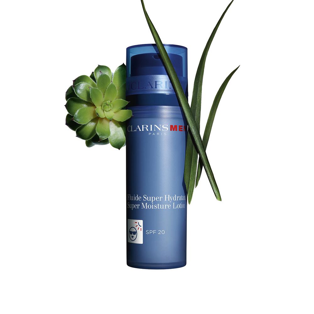 Lotion intensywnie nawilżający SPF 20 ClarinsMen Fluide Super Hydratant SPF 20