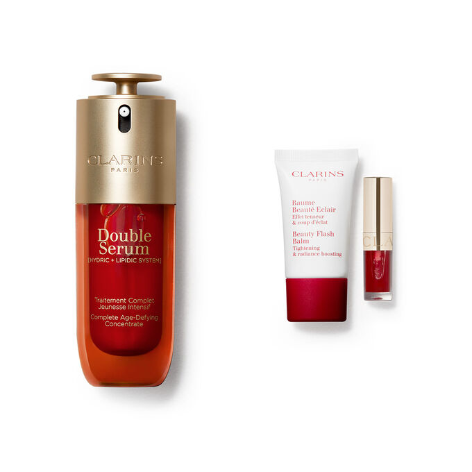 Zestaw przeciwstarzeniowy do pielęgnacji twarzy &ndash; Double Serum