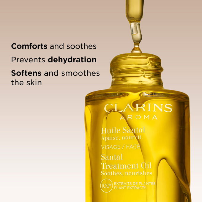 Olejek pielęgnacyjny do twarzy do cery suchej Santal Face Treatment Oil