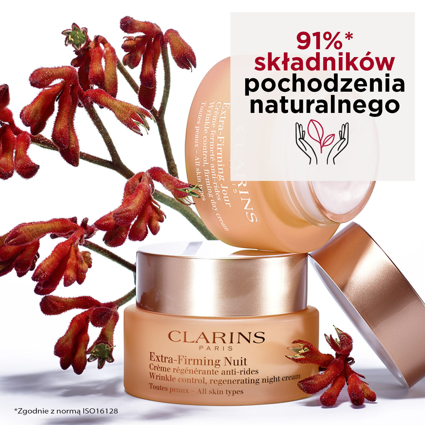 【新品未使用】CLARINS Extra-Firming Jour 50mL Extra-Firming ujędrniający krem na dzień dla każdego rodzaju