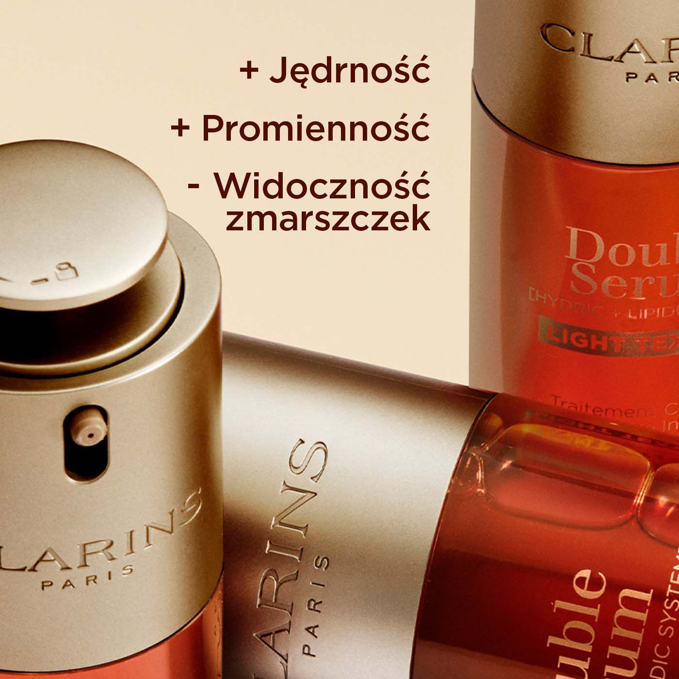 美容液 CLARINS Double Serum 50ml Light Texture Clarins, Double, Serum do twarzy Light, 50 ml | Sklep EMPIK.COM