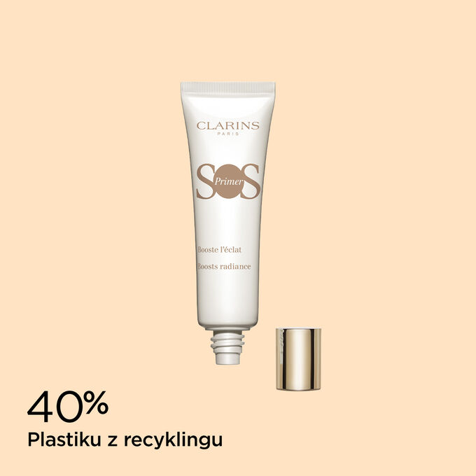 Baza makijażowa SOS Primer odcień White - Rozświetlenie