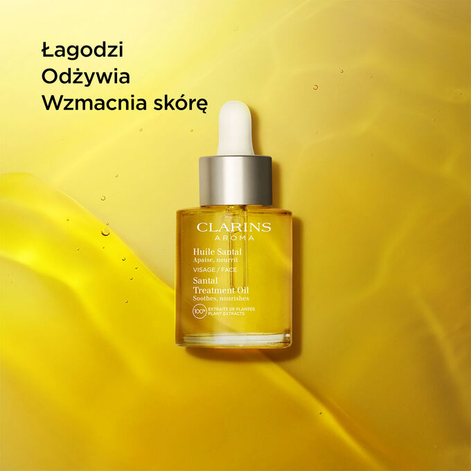 Olejek pielęgnacyjny do twarzy do cery suchej Santal Face Treatment Oil