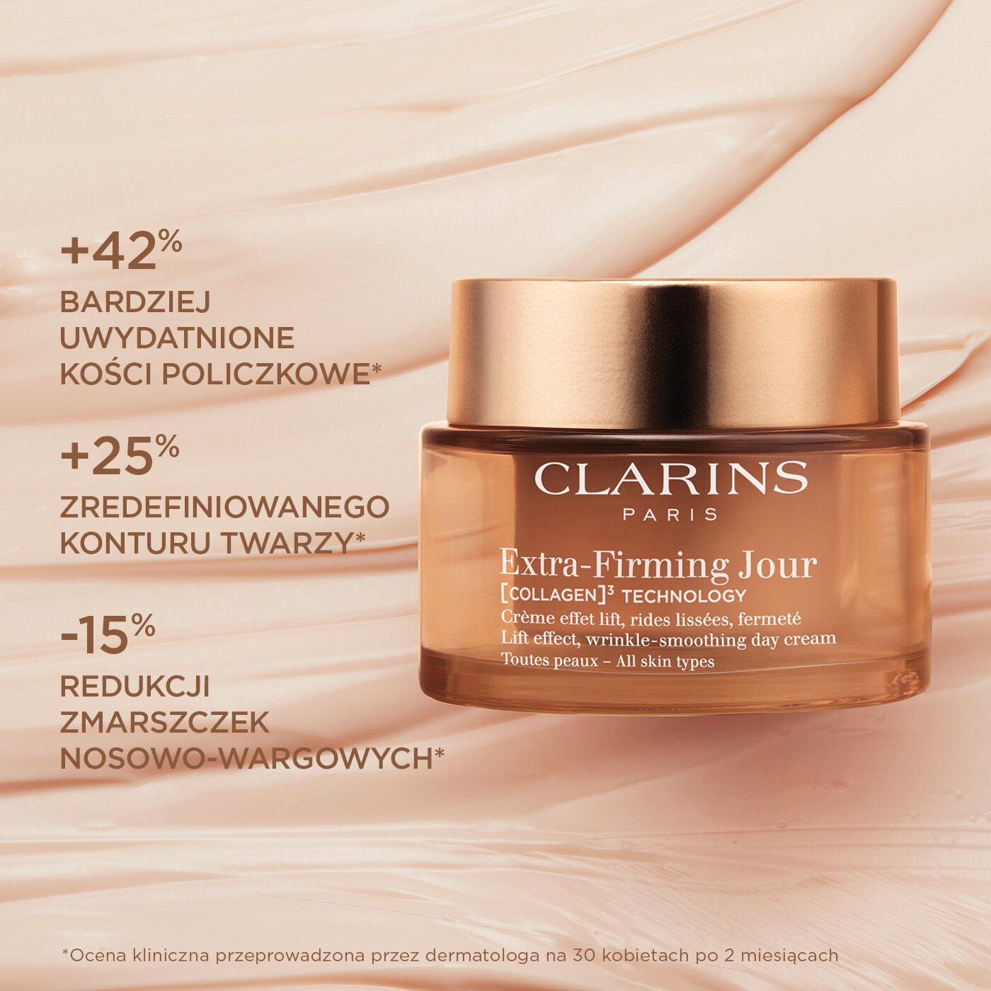 【新品未使用】CLARINS Extra-Firming Jour 50mL Extra-Firming krem na dzień do każdego rodzaju skóry | CLARINS®