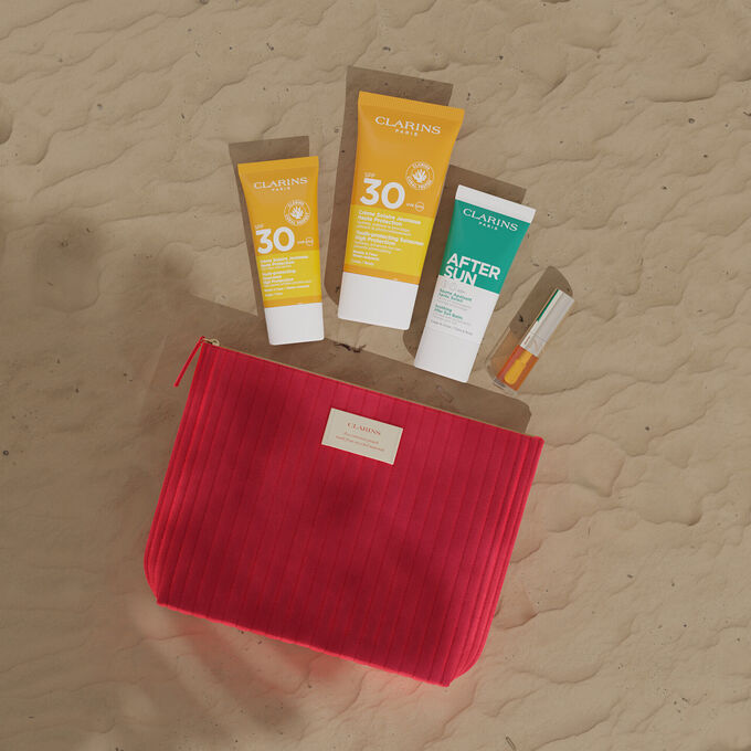 Letni zestaw podróżny z ochroną SPF 30