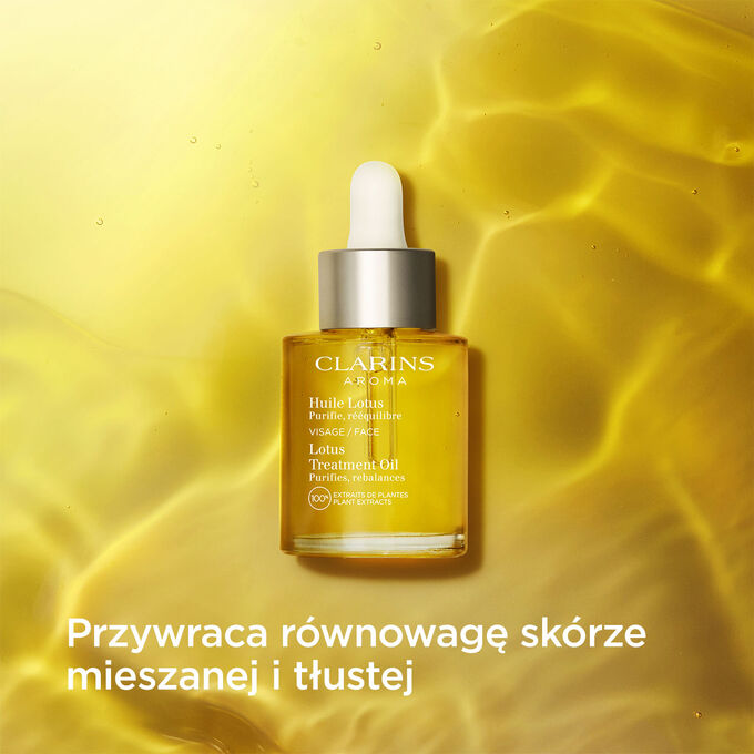 Olejek pielęgnacyjny do twarzy do cery tłustej i mieszanej Lotus Face Treatment Oil