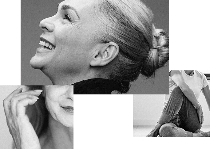 Uśmiechnięta modelka Super Restorative