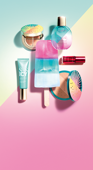 Na minha maquilhagem, todo o cuidado Clarins