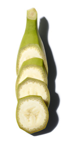 Zielony banan