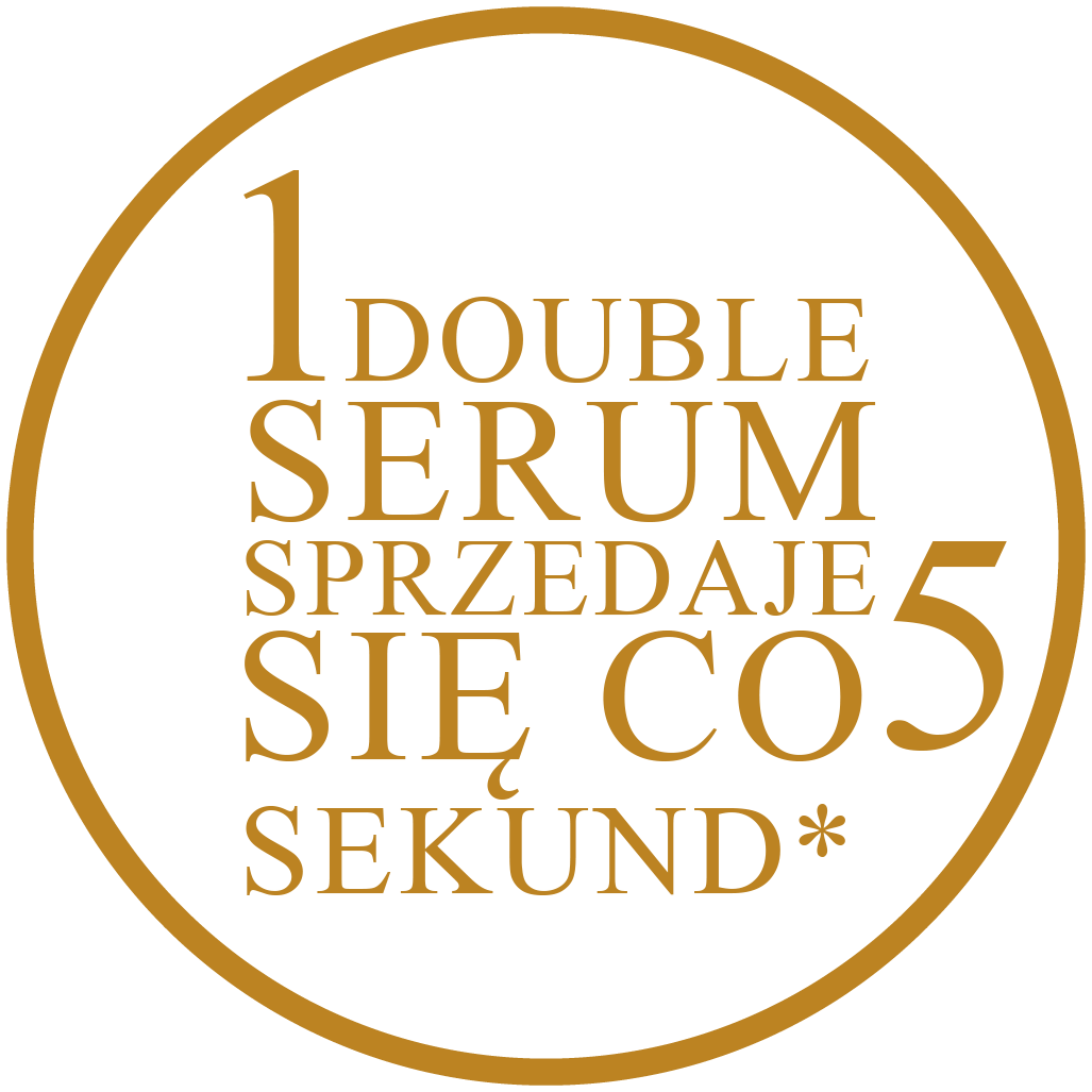 1 DOUBLE SERUM SPRZEDAJE SIĘ CO 5 SEKUND*