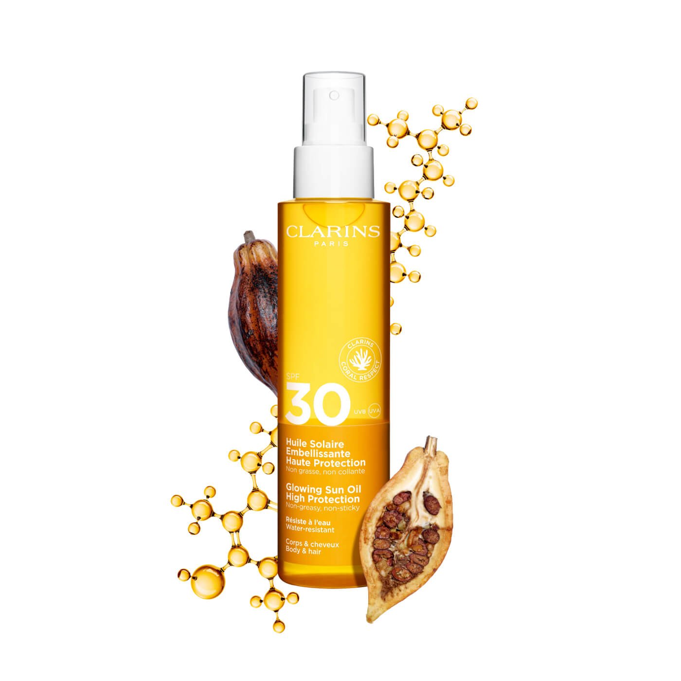 Olejek do opalania ciała SPF 30 | CLARINS®